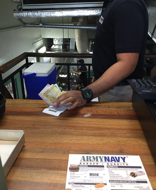 Army Navy cashier