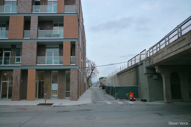 New housing near the Bloomingdale Trail