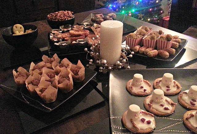 Christmas buffet, Christmas party food