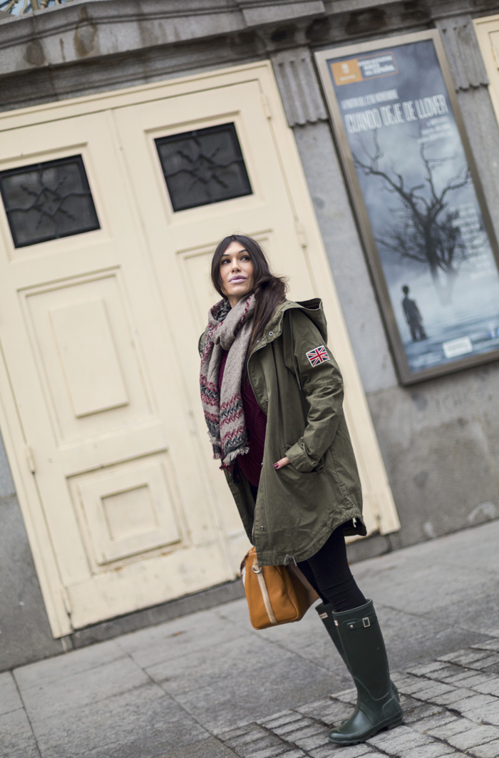 street style barbara crespo gema caamaño mika shop bag pepe jeans coat fashion blogger outfit blog de moda