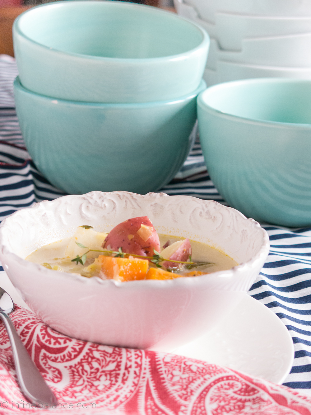 2014 Winter Vegetable Soup | www.infinebalance.com  #recipe