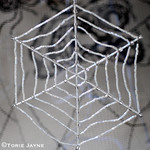 Beaded spiderweb