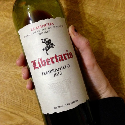 La Mancha, Liberterio 2013, Tempranillo. Wine. Spanish wine. Red wine.