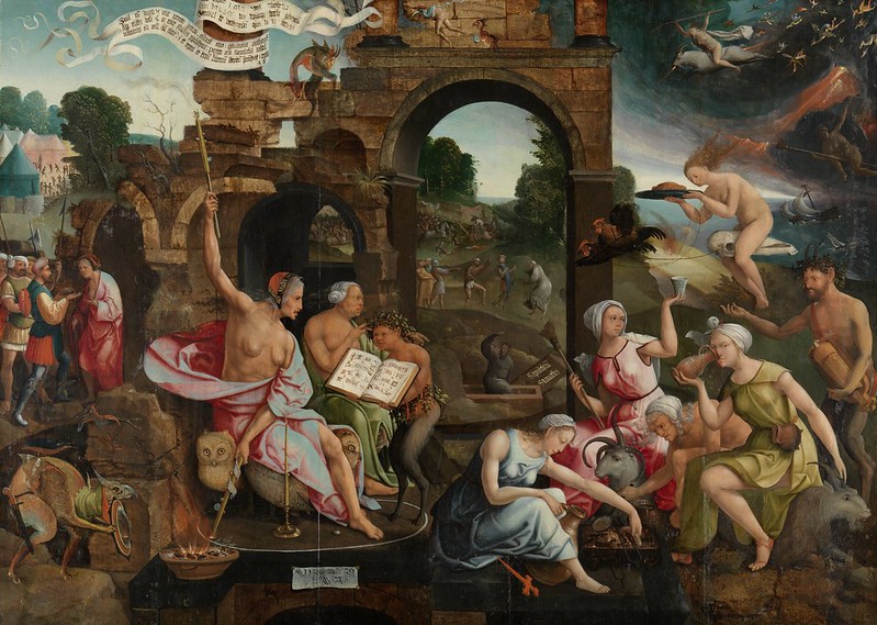 Cornelis van Jacob - Saul and the Witch of Endor, 1526