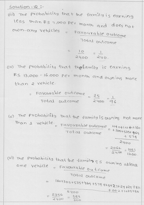 RD Sharma Class 9 Solutions Chapter 25 Probability 9