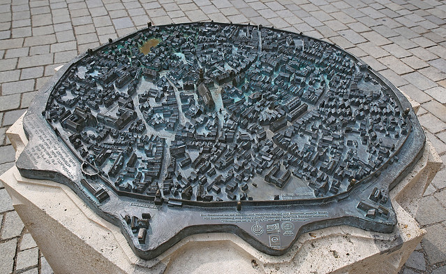 Nördlingen city map, Germany
