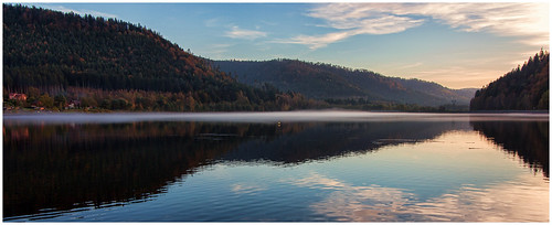 panorama mist lake nature water canon landscape pierre lac panoramic paysage lorraine vosges panoramique percée 600d meurtheetmoselle plandeau 1018mm