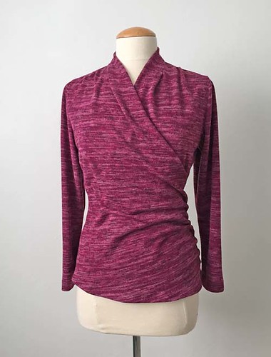 maroon sweaterknit on form 2