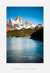 laguna capri, cerro fitz roy, nr El Chalten, Santa Cruz Province, Argentina, long exposure