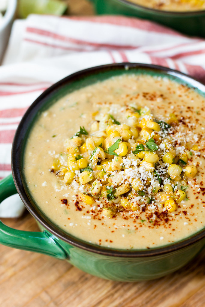 Mexican Street Corn Soup in bowl