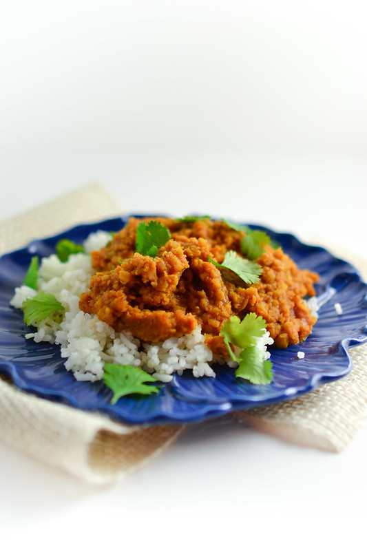red lentil dhal with rice | things i made today
