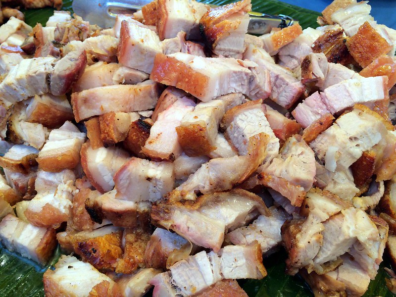 Amazing Thailand Delicious Bangkok - Grilled pork neck, roast pork - Platinum Mall-005
