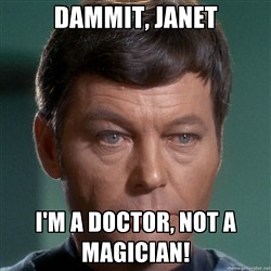 Janet loves Star Trek