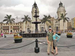 Lima Cathedral and Fountain