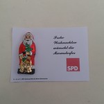 Weihnachtsgrüße der SPD im Einkaufszentrum Marmstorf