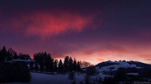 pink blue winter sunset sky italy snow nature clouds canon tramonto nuvole zoom magic rosa atmosphere val cielo neve leffe monte inverno bergamo clours farno gandino