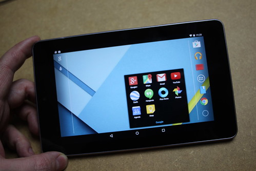 Android 5 sur Nexus 7