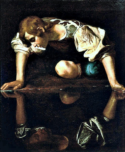 Narcissus-Caravaggio
