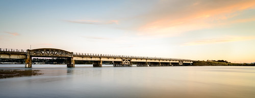 ahuriri bridge clouds dusk hawkesbay light napier newzealand sky sunset tide water westshore caldwell ankh