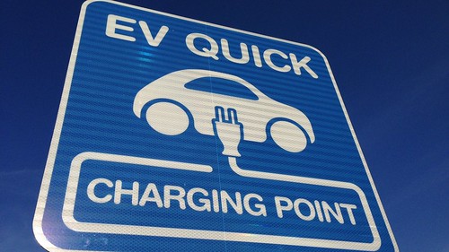 電気自動車用 充電スポット（EV急速充電器）　看板