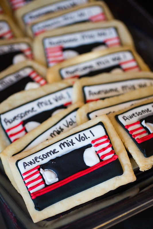 Awesome Mix Vol. 1 Mix Tape Cookies from Guardians of the Galaxy