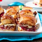 Bacon, Brie, and Cranberry Sliders