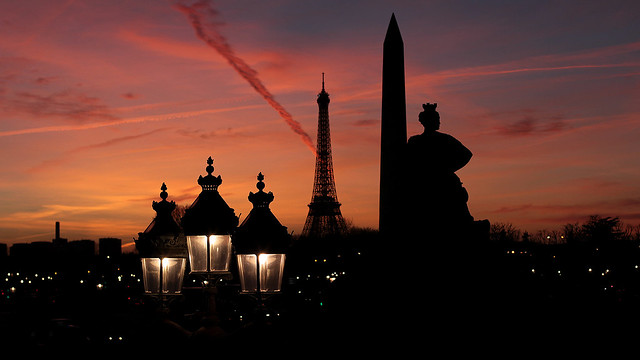 Sunset in Paris