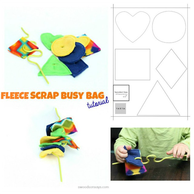 Fleece Scrap Busy Bag