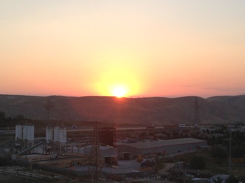 travel sunset baku azerbaijan