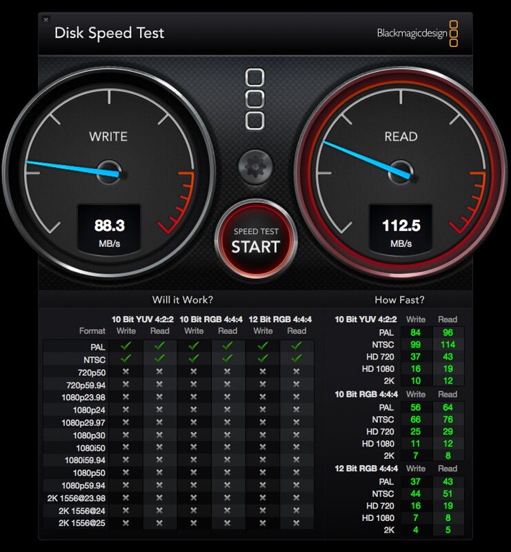 USB 3.0 - Disk Speed Test