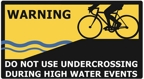 Watch for flooded trails