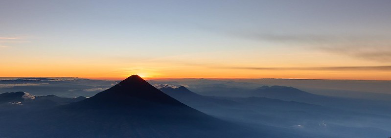 Dawn at Volcán de Agua - Antigua