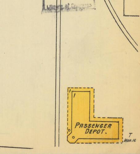 Blackville Depot Sanborn Map