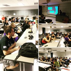 One of our design presentations is going on right now! #finaldesign #weeklymeeting #learningracecar #owlsracing #nosleeptillMichigan #itsanSAEthing #owlsracing