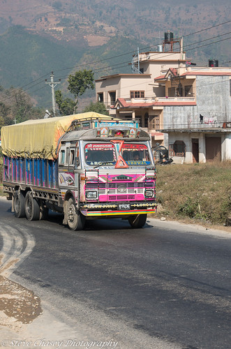 nepal truck lorry decorated feb14 roadviews prithvihighway smcpentaxda1650mm pentaxk5mkiis