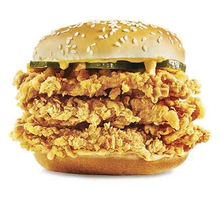 KFC Triple Decker Sandwich