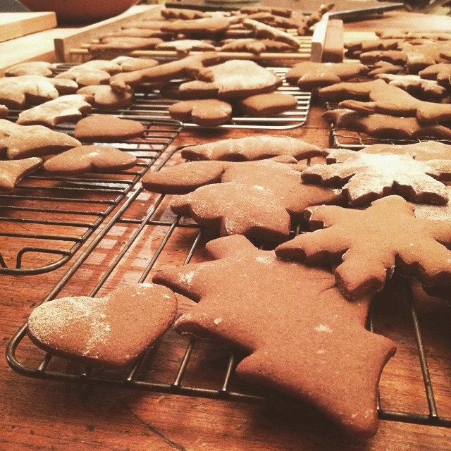 Tonight we have gingerbread. #fromourkitchen