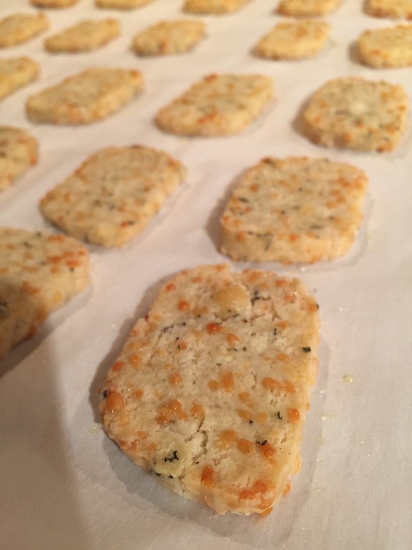Parmesan Thyme Crackers