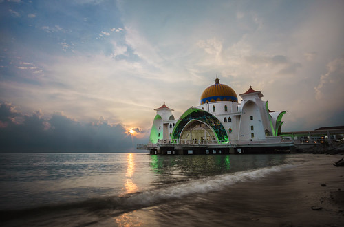 sunset composite landscape sony malaysia hdr melaka masjid malacca hafiz digitalblending samyang melakamalaysia a6000 muhammadhafizbinmuhamad samyang12mm120ncscs