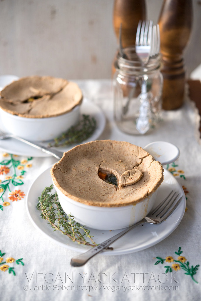 Delicious, gluten-free, plant-based, SUPER-VEGGIE Pot Pies from Yum Universe by Heather Crosby!