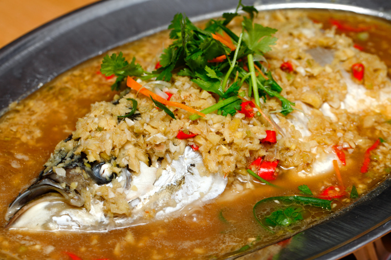 Signature Style Steamed Song Fish Head