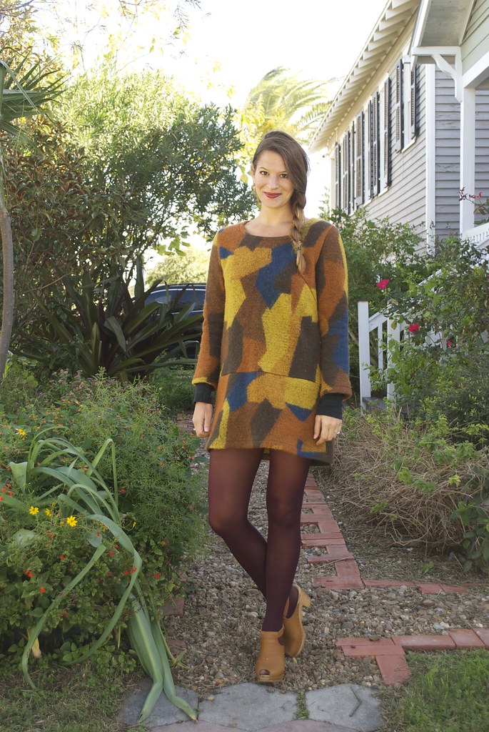 Mood Fabric Wool Sweater Knit Saiph Dress