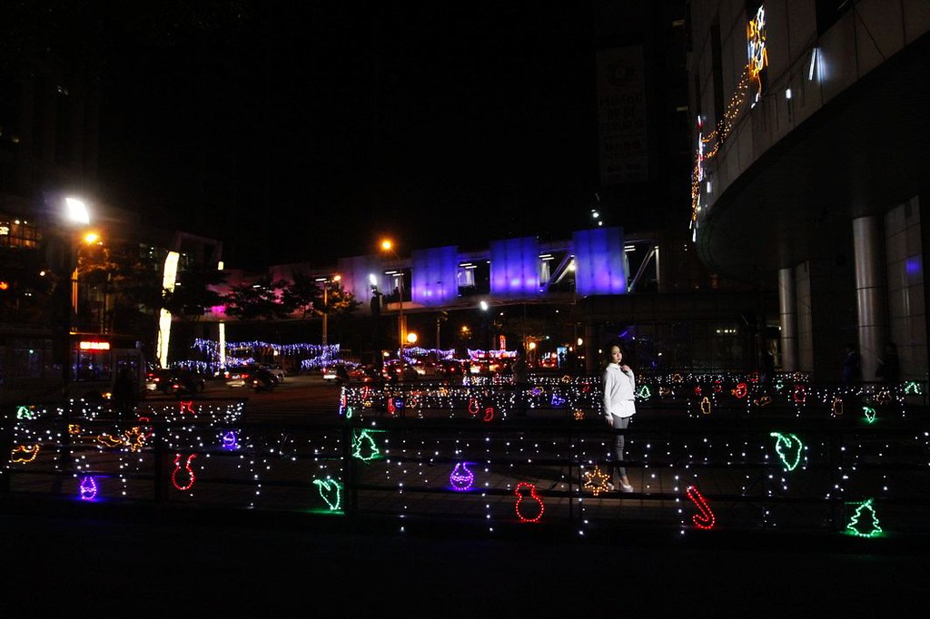 2014 12 05 新北市．板橋．Kattie Huang．聖誕節．夜拍