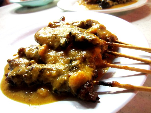 Taman Muhibah lamb satay with Mongolian sauce