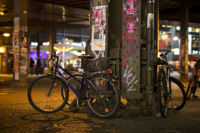 Bike and bicycle - Alexanderplatz / Berlin