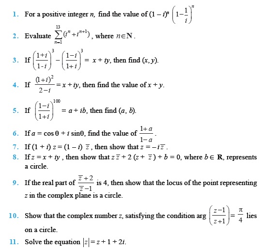 Complex Numbers and Quadratic Equations