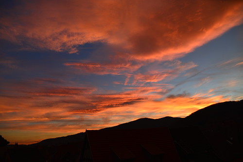 sunset red sky france mountains fire nikon europe angle wide sigma wideangle colmar alsace f28 67 vosges 68 skyonfire d600 hautrhin 2470 sigma2470 kaysersberg kientzheim