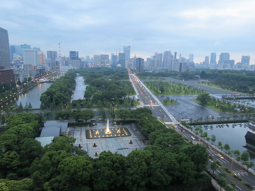 View from the Palace Hotel, Tokyo