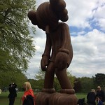Amazing Kaws sculpture at Yorkshire sculpture park