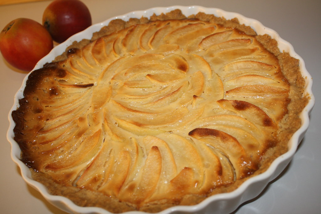 Æbletærte med karamelbund (7)